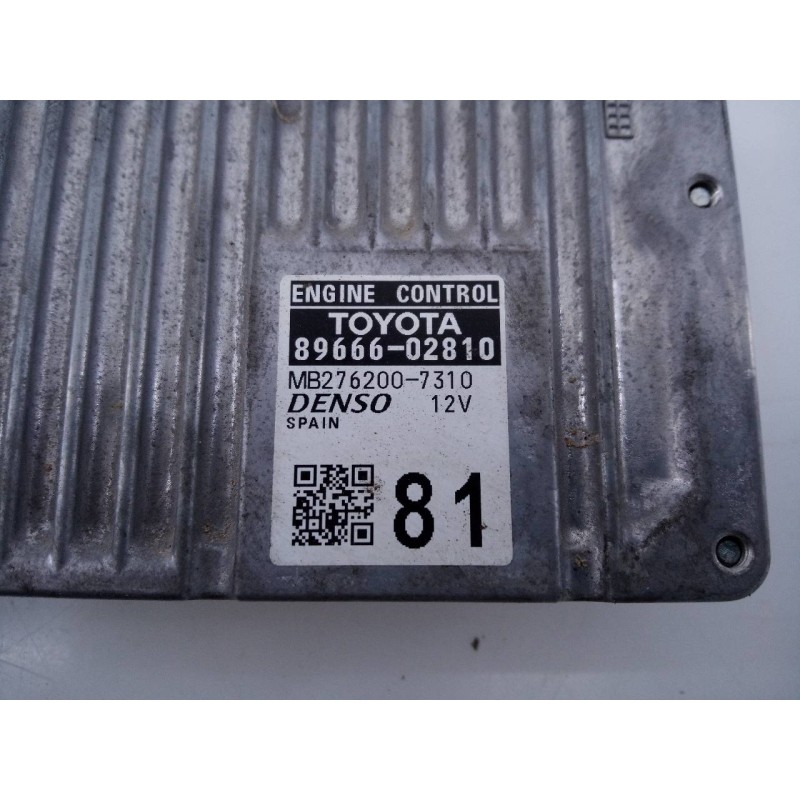 Recambio de centralita motor uce para toyota auris touring sports (e18) hybrid active business plus referencia OEM IAM 896660281
