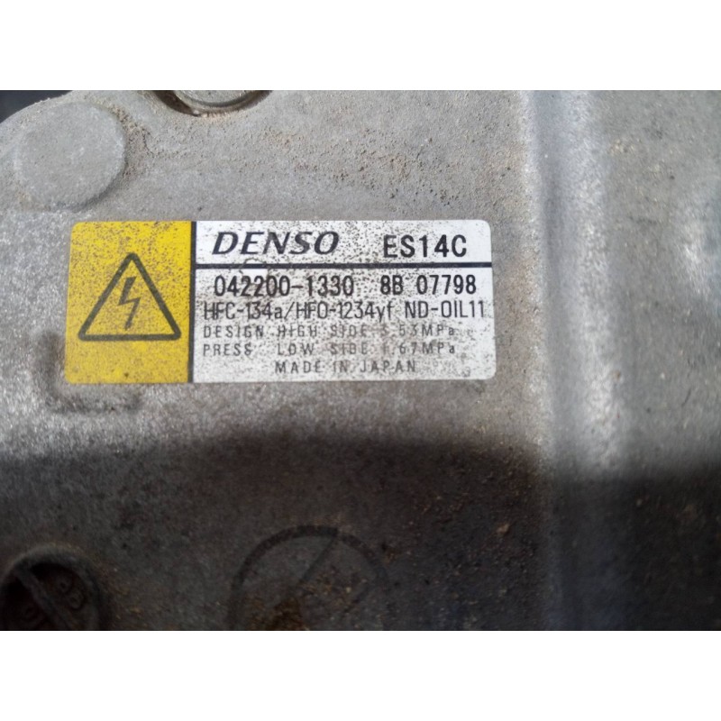 Recambio de compresor aire acondicionado para toyota auris touring sports (e18) hybrid active business plus referencia OEM IAM 0