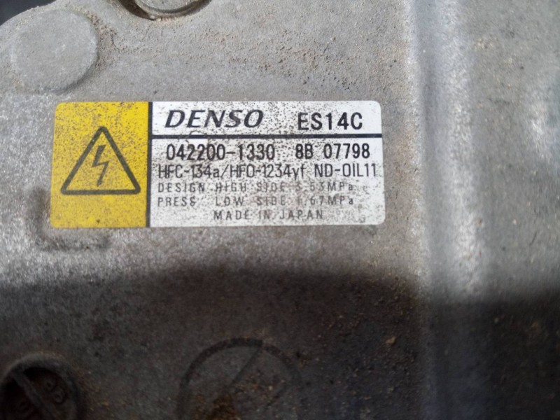 Recambio de compresor aire acondicionado para toyota auris touring sports (e18) hybrid active business plus referencia OEM IAM 0