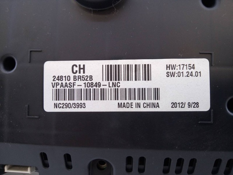 Recambio de cuadro instrumentos para nissan qashqai (j10) tekna premium referencia OEM IAM 24810BR52B  E3-B4-27-2