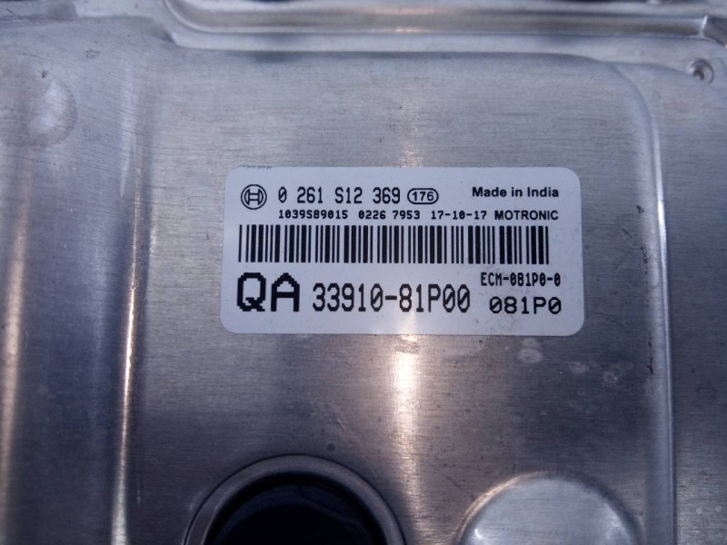 Recambio de centralita motor uce para suzuki swift (az) gle referencia OEM IAM 0261S12369 3391081P00 E3-B4-23-2