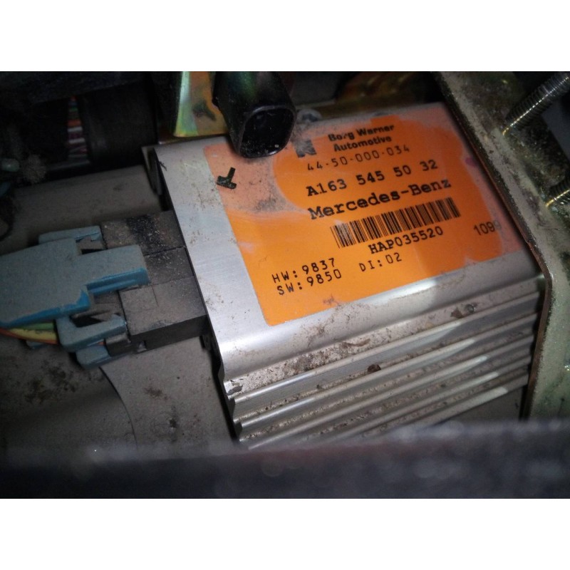 Recambio de centralita airbag para mercedes-benz clase m (w163) 270 cdi (163.113) referencia OEM IAM A1635455032  
