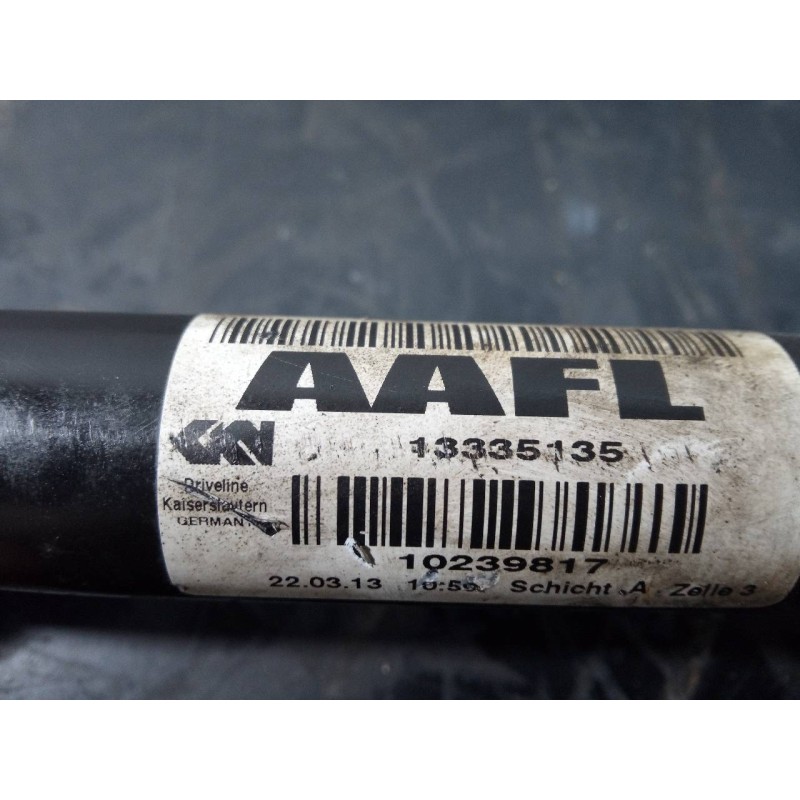 Recambio de transmision delantera izquierda para opel astra j lim. excellence referencia OEM IAM 13335135  P1-B6-37