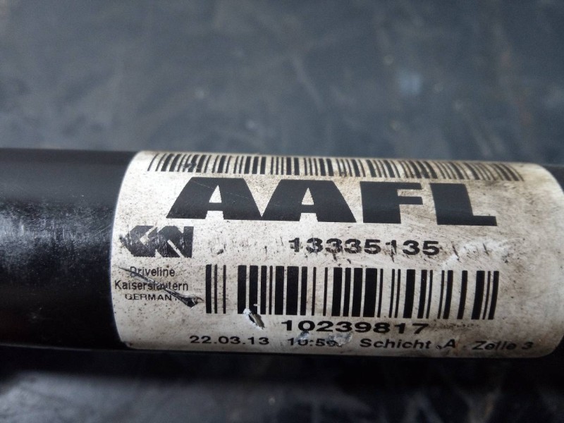 Recambio de transmision delantera izquierda para opel astra j lim. excellence referencia OEM IAM 13335135  P1-B6-37