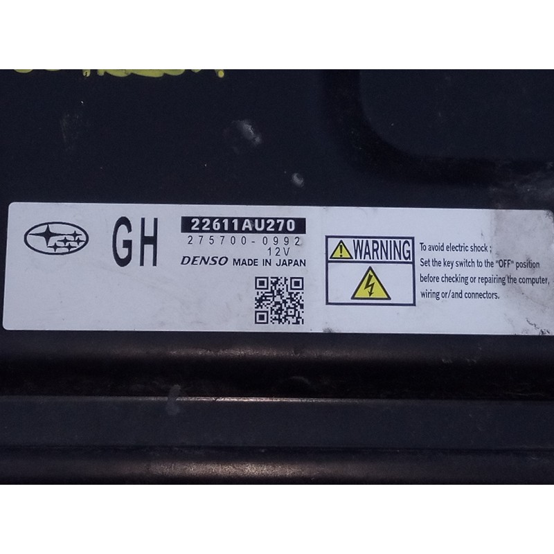 Recambio de centralita motor uce para subaru legacy kombi/outback b14 outback executive referencia OEM IAM 22611AU270 2757000992