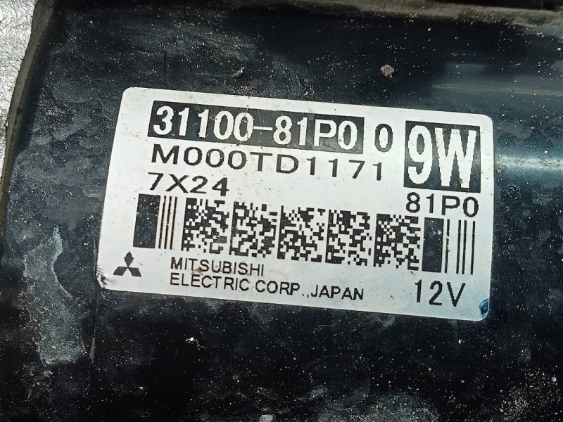 Recambio de motor arranque para suzuki swift (az) gle referencia OEM IAM 3110081P0  P3-A10-24-1