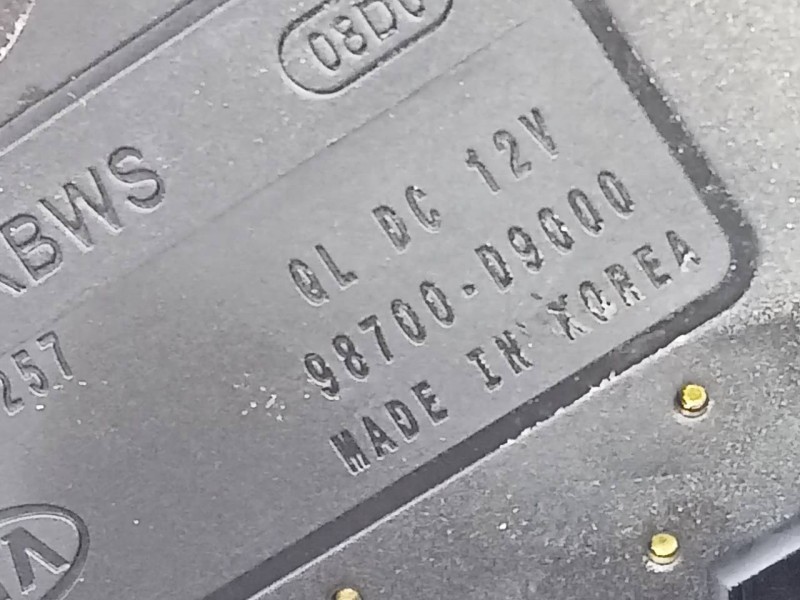 Recambio de motor limpia trasero para kia sportage drive 2wd referencia OEM IAM 98700D9000  E2-B5-55-1