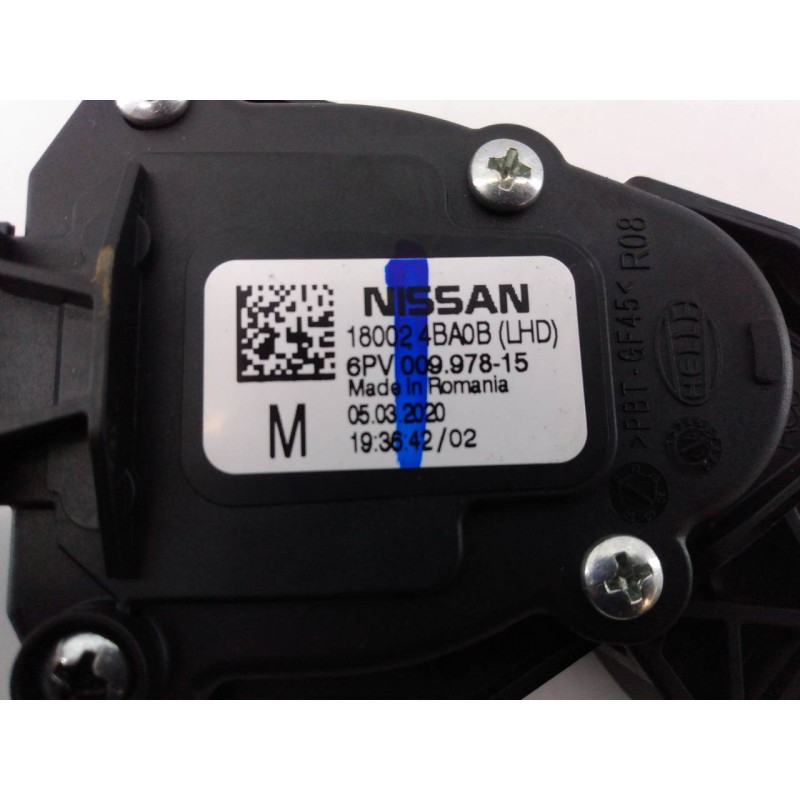 Recambio de pedal acelerador para nissan qashqai (j11) tekna referencia OEM IAM 180024BA0B 6PV00997815 E3-B4-33-4