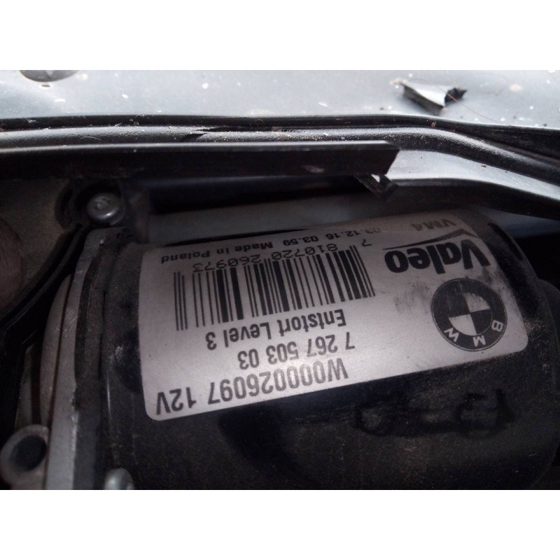 Recambio de motor limpia delantero para bmw serie 3 lim. (f30) 320d referencia OEM IAM 726750303  