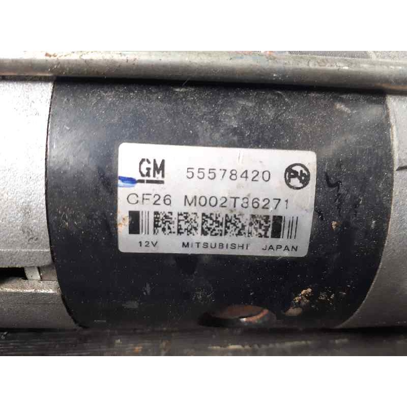 Recambio de motor arranque para opel mokka edition ecoflex referencia OEM IAM 55578420 CF26M0O2T36271 P3-B7-28-2