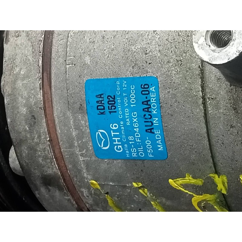 Recambio de compresor aire acondicionado para mazda 6 kombi ()(.2012) luxury referencia OEM IAM KDAA1502  P3-B2-9-4