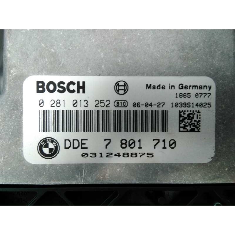 Recambio de centralita motor uce para bmw serie 1 berlina (e81/e87) 118d referencia OEM IAM 7801710 0281013252 E3-A2-23-4