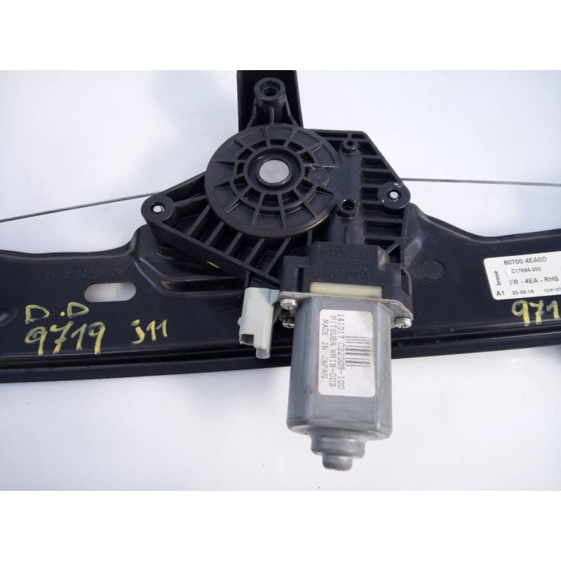 Recambio de elevalunas delantero derecho para nissan qashqai (j11) acenta referencia OEM IAM 807004EA0D  E2-A4-5-1