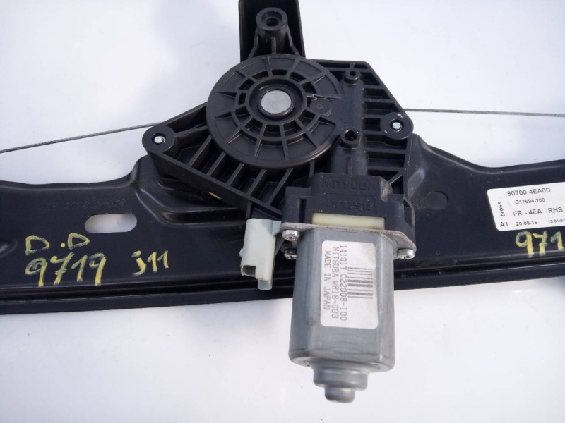 Recambio de elevalunas delantero derecho para nissan qashqai (j11) acenta referencia OEM IAM 807004EA0D  E2-A4-5-1