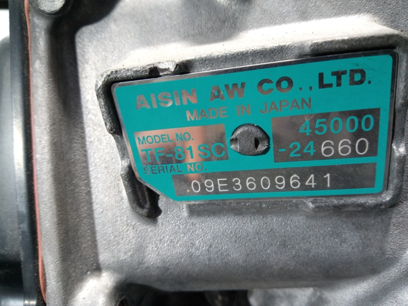 Recambio de caja cambios para hyundai ix55 style referencia OEM IAM TF81SC 4500024660 M1-A3-155