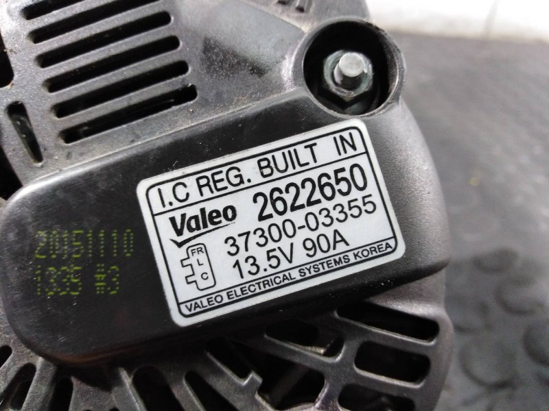 Recambio de alternador para hyundai i10 tecno referencia OEM IAM 3730003355 2622650 P3-A4-14-2