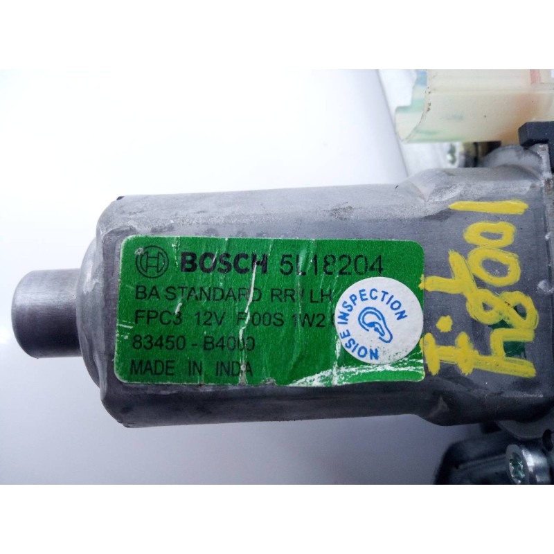 Recambio de elevalunas trasero izquierdo para hyundai i10 tecno referencia OEM IAM 5118204  E2-B5-43-1