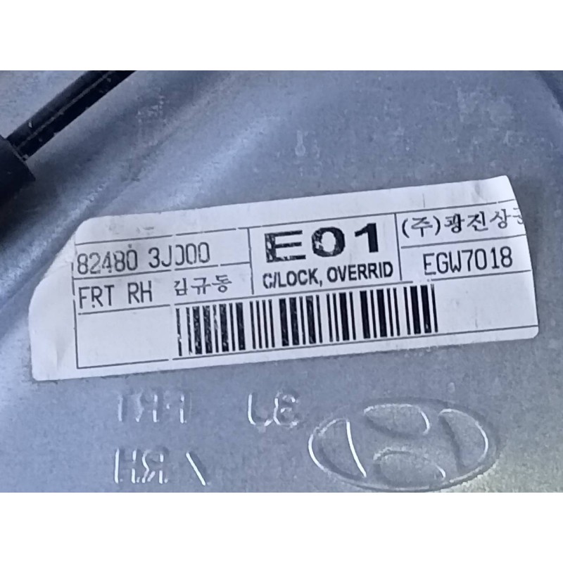 Recambio de elevalunas delantero derecho para hyundai ix55 style referencia OEM IAM 824803J000  P2-B3-8