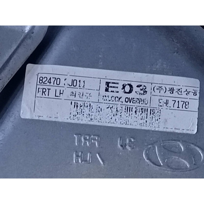 Recambio de elevalunas delantero izquierdo para hyundai ix55 style referencia OEM IAM 824703J011  P2-B3-8