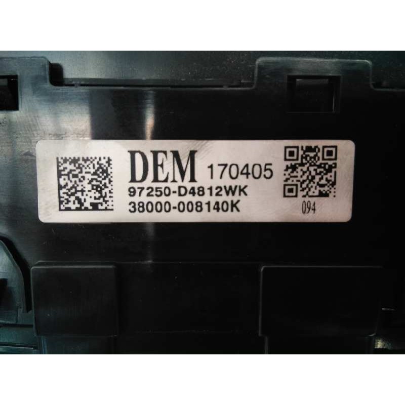 Recambio de mando climatizador para kia optima drive referencia OEM IAM 97250D4812 38000008140 E3-A3-29-4