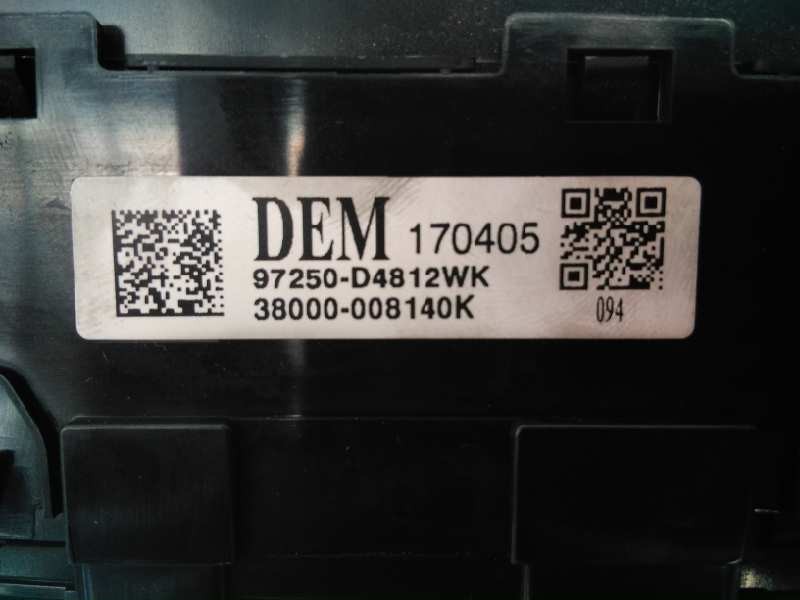 Recambio de mando climatizador para kia optima drive referencia OEM IAM 97250D4812 38000008140 E3-A3-29-4