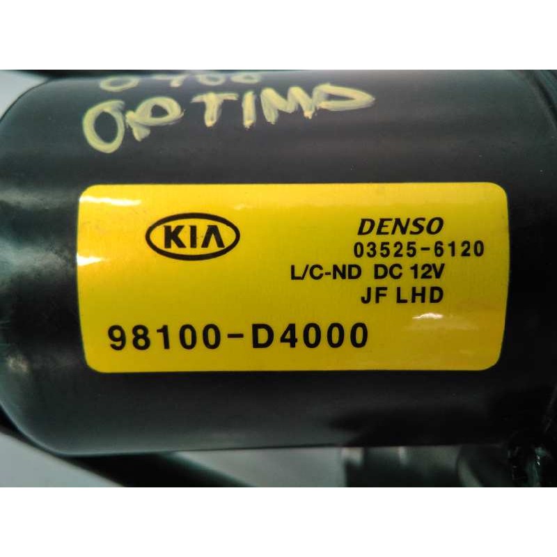 Recambio de motor limpia delantero para kia optima drive referencia OEM IAM 98100D4000 035256120 E2-B5-20-2