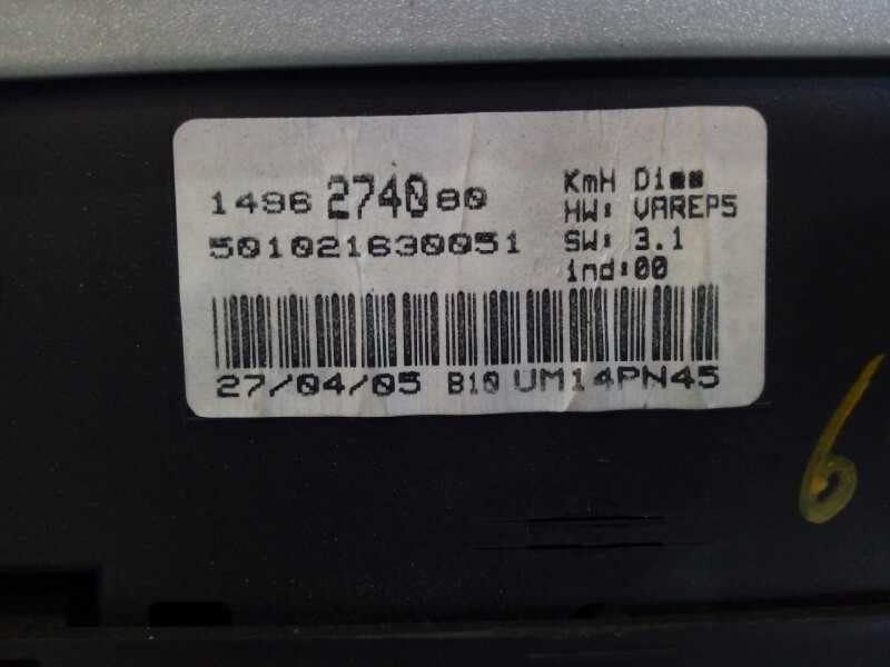 Recambio de cuadro instrumentos para citroën c8 2.2 hdi exclusive referencia OEM IAM 1496274080 UM14PN45 