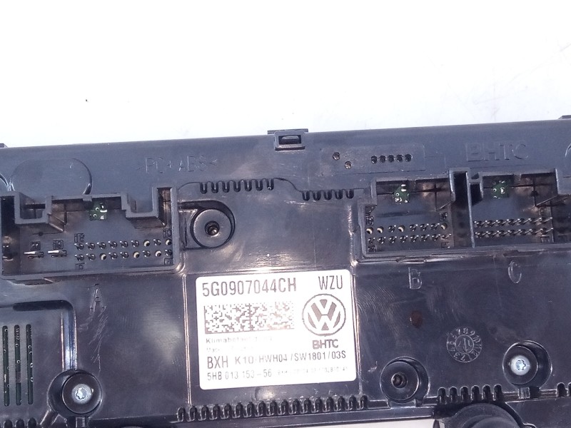 Recambio de mando climatizador para volkswagen touran (5t1) advance bmt referencia OEM IAM 5G0907044CH  E2-A1-19-7
