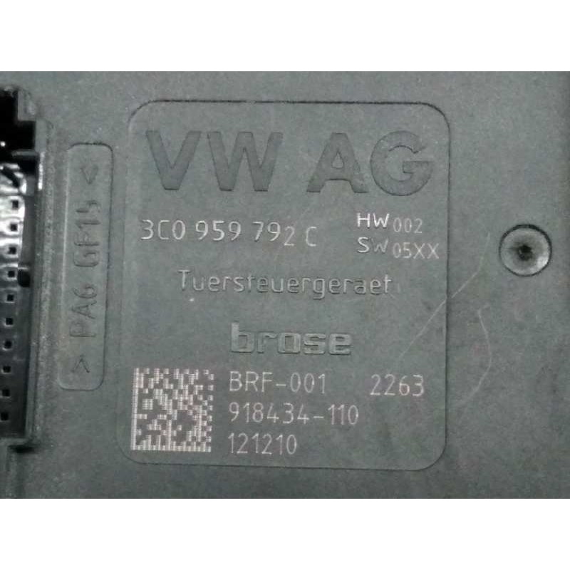 Recambio de motor elevalunas delantero derecho para volkswagen tiguan (5n2) advance bluemotion referencia OEM IAM 3C0959792C 5N0