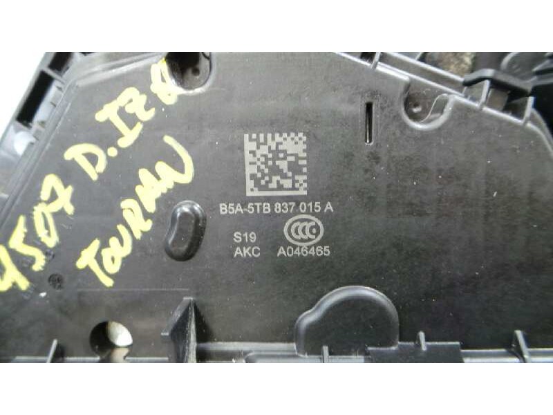 Recambio de cerradura puerta delantera izquierda para volkswagen touran (5t1) advance bmt referencia OEM IAM 5TB837015  E1-B6-36