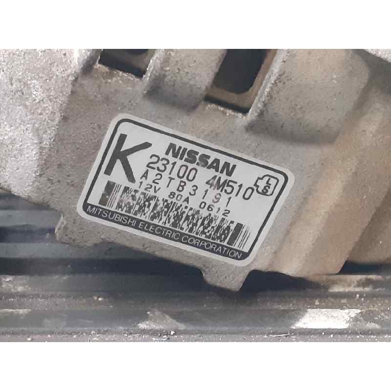 Recambio de alternador para nissan almera (n16/e) line up referencia OEM IAM 231004M510 A2TB3191 P3-A2-13-3