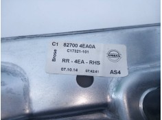 Recambio de elevalunas trasero derecho para nissan qashqai (j11) visia referencia OEM IAM 827004EA0A  E2-A4-15-1 2
