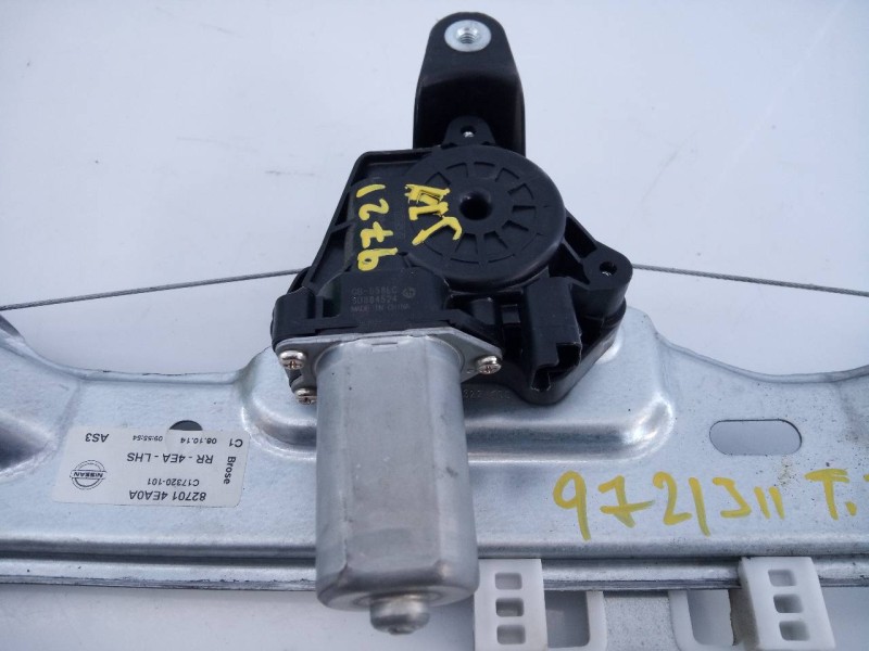 Recambio de elevalunas trasero izquierdo para nissan qashqai (j11) visia referencia OEM IAM 827014EA0A  E2-A4-15-1