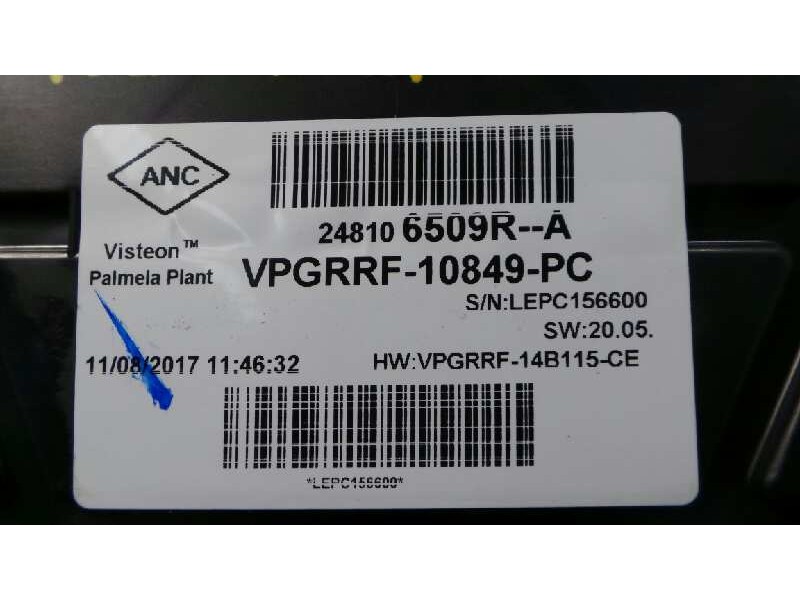 Recambio de cuadro instrumentos para renault captur zen referencia OEM IAM 248106509R  E1-A1-47-4