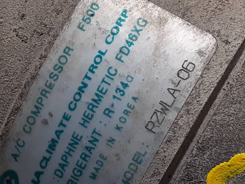 Recambio de compresor aire acondicionado para ford ranger (eq) doka 4x4 referencia OEM IAM FD46XG RMWLA06 P3-A2-7-2