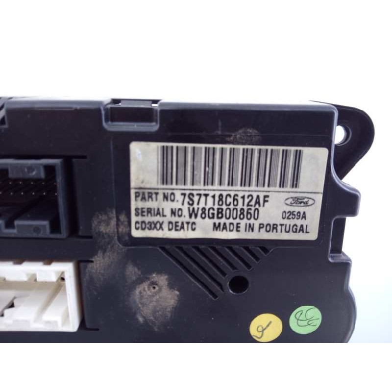 Recambio de mando climatizador para ford mondeo ber. (ca2) trend referencia OEM IAM 7S7T18C612AF  E3-B3-29-2