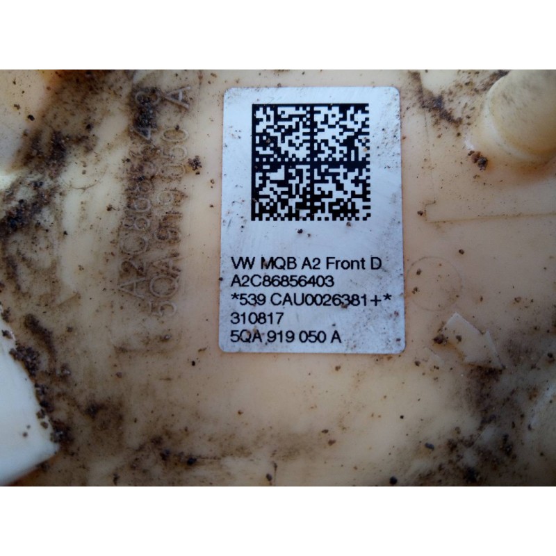 Recambio de aforador para volkswagen tiguan advance bmt referencia OEM IAM 5QA919050A  P3-A6-2-4