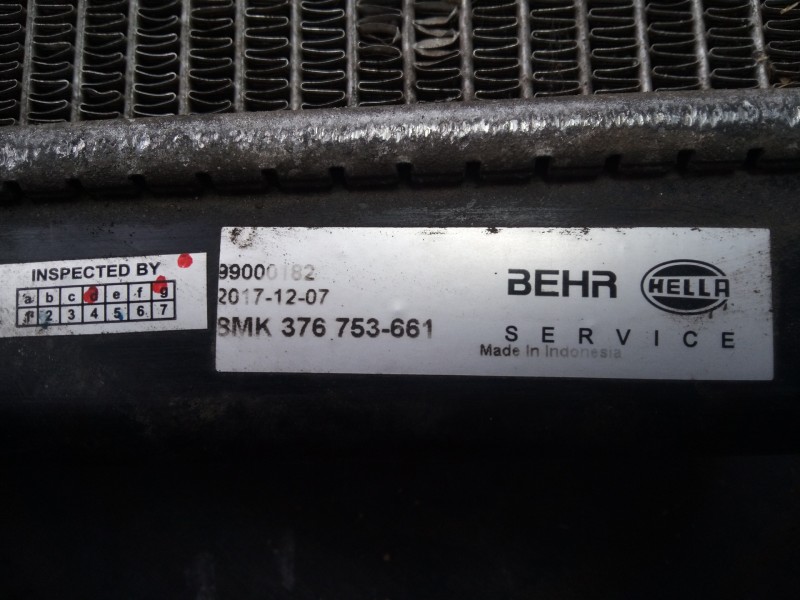 Recambio de radiador agua para mitsubishi montero (v80/v90) 3.2 di-d intense (3-ptas.) referencia OEM IAM 8MK376753661  P2-B6-8