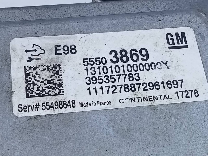 Recambio de centralita motor uce para opel astra k lim. 5türig dynamic start/stop referencia OEM IAM 55503869 395357783 E3-A5-19