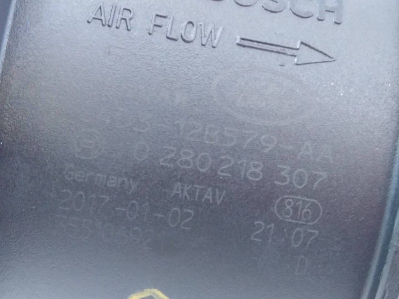 Recambio de caudalimetro para land rover evoque pure referencia OEM IAM G4D312B579AA 0280218307 E3-B3-15-4