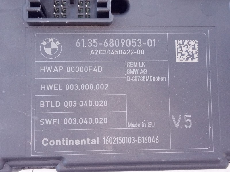 Recambio de caja reles / fusibles para bmw serie 4 coupe (f32) 420d luxury line referencia OEM IAM 6135680905301 A2C30450422 E3-