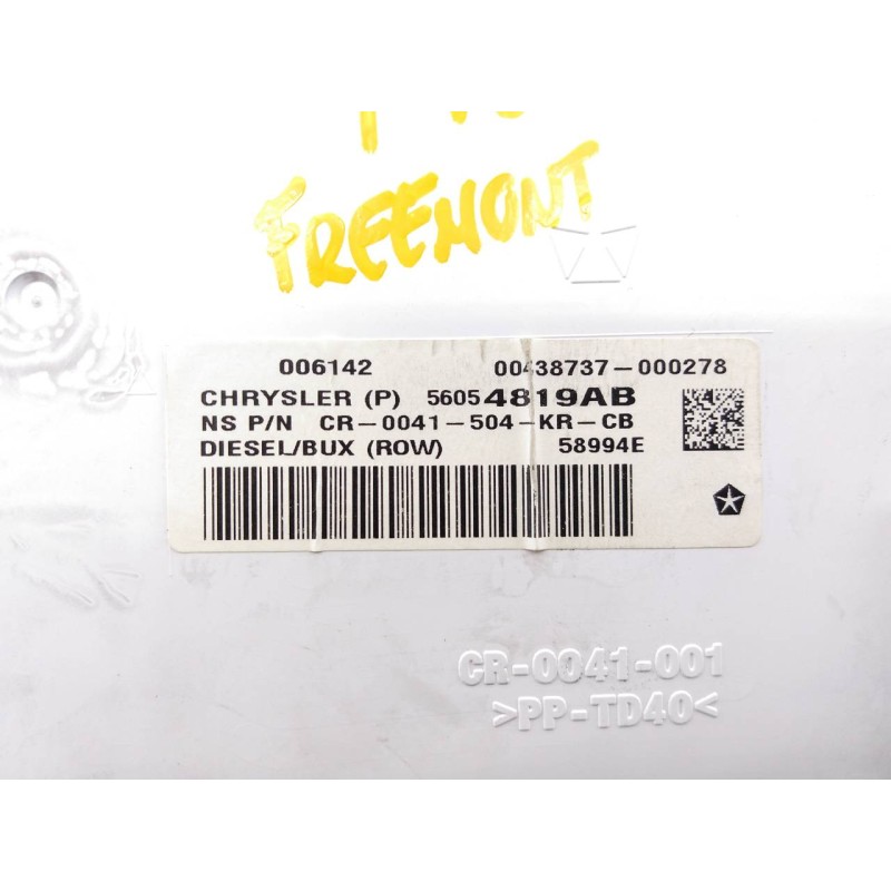 Recambio de cuadro instrumentos para fiat freemont (345) urban referencia OEM IAM 56054819AB  E3-A4-29-1