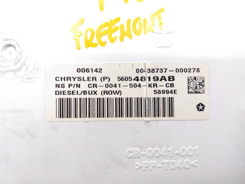 Recambio de cuadro instrumentos para fiat freemont (345) urban referencia OEM IAM 56054819AB  E3-A4-29-1
