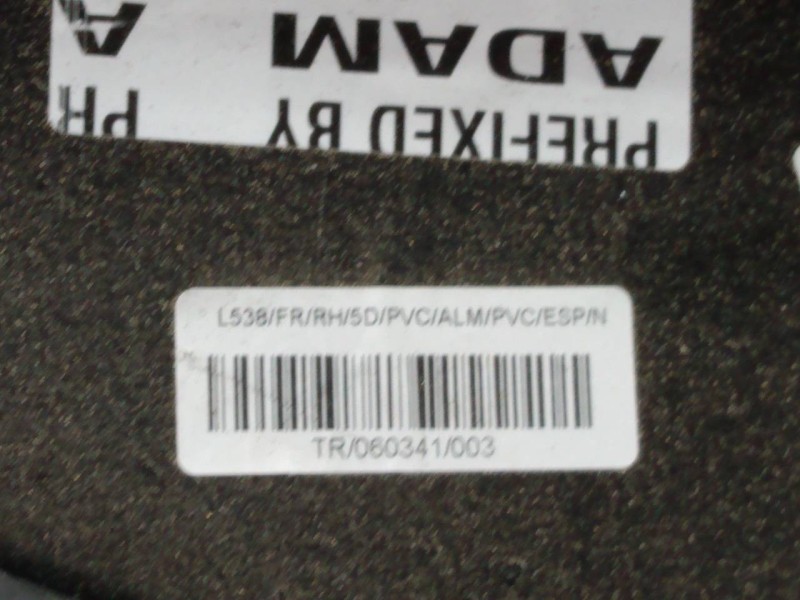 Recambio de guarnecido puerta delantera derecha para land rover evoque pure referencia OEM IAM   P2-B3-22