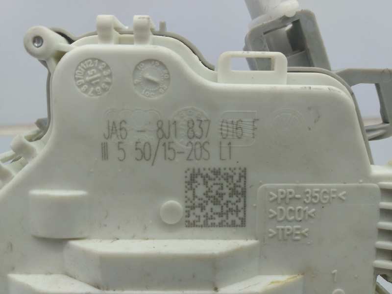 Recambio de cerradura puerta delantera derecha para audi a5 sportback (8t) 2.0 tdi (140kw) referencia OEM IAM 8J1837016F  E1-B6-