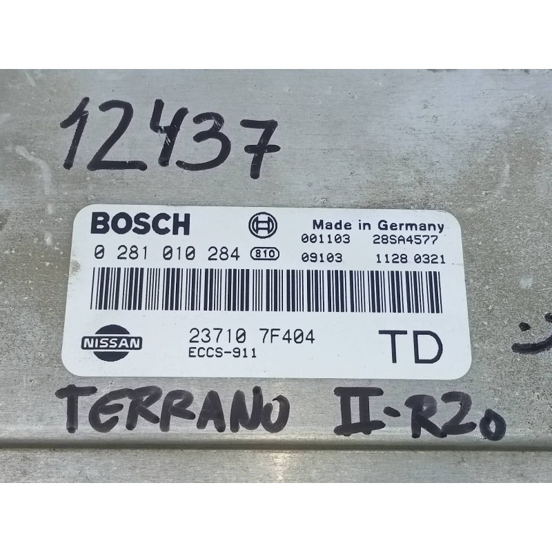 Recambio de centralita motor uce para nissan terrano/terrano.ii (r20) se (5-ptas.) referencia OEM IAM 237107F404 0281010284 E3-B