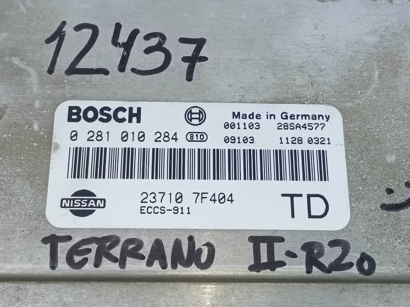 Recambio de centralita motor uce para nissan terrano/terrano.ii (r20) se (5-ptas.) referencia OEM IAM 237107F404 0281010284 E3-B