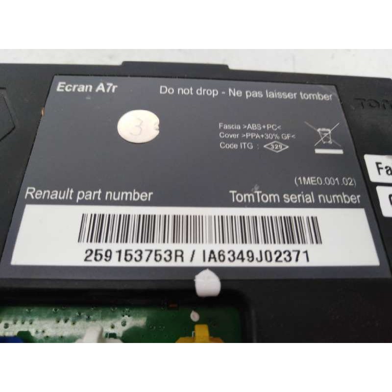 Recambio de sistema navegacion gps para renault scenic ii referencia OEM IAM 259153753R A6349J02371 E2-A1-28-2
