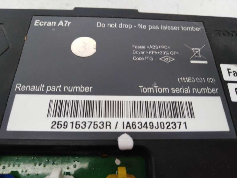 Recambio de sistema navegacion gps para renault scenic ii referencia OEM IAM 259153753R A6349J02371 E2-A1-28-2