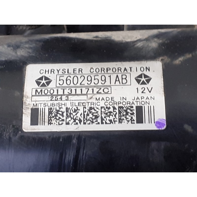 Recambio de motor arranque para fiat freemont (345) urban referencia OEM IAM 56029591AB M001T31171ZC P3-A7-13-3